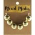 AussieSuperStore Jewellery Making Supplies Shiny Gold Mixed Media Round Beads (in 2 colours) Mixed Media Round Beads (in 2 colours) | Jewellery Making Beads | Jewellery Making Supplies 9323823197506 DBX77027
